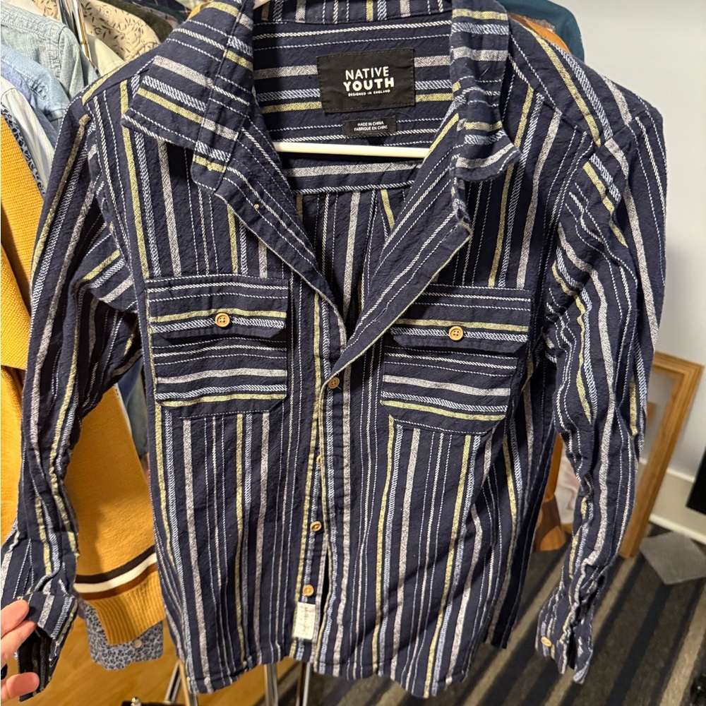 Native Youth Striped Shirt